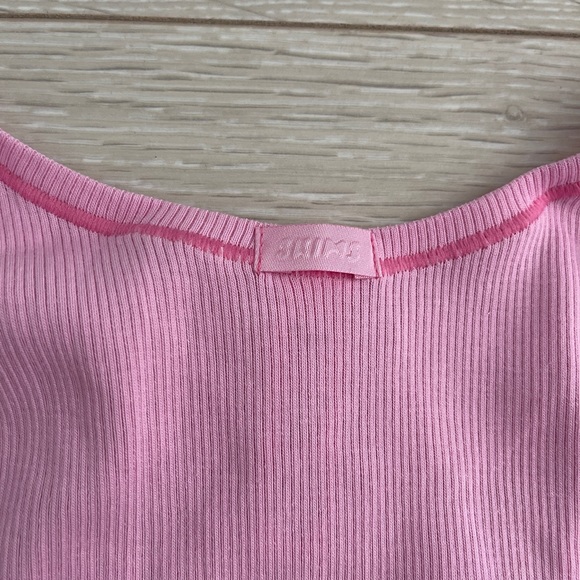 SKIMS LIMITED EDITION BUBBLEGUM COTTON RIB TANK M - Picture 4 of 4